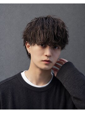 メンズリュール 心斎橋(Men's Lueur.) サーフカール ツイストスパイラル ツイスパ ラウンドマッシュ