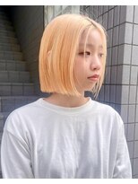 フェイス 石川町 (FACE)&nbsp;ボブ×ブリーチあり×ミニボブ×切りっぱなしボブ×横浜