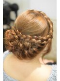【miel hair bijoux】編み込みスタイル☆