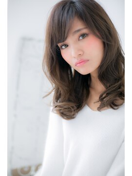 ドクターズサロン LAB 小山店 【Lab小山】斜めバング☆ミルクティーカラーが大人かわいいd