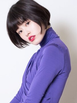 クアトログランシュ ひたちなか店(QUATRO×GranCieux) 前下がりモードボブ