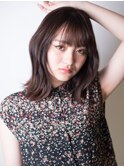 【QUATRO】ひし形セミディの小顔感UPスタイル