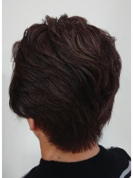 ブーフーウー(BOO-FOO-WOO) 【マチュア世代】若見えポイントパーマ×定番ショート