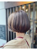 ヘアーサロン アウラ(hair salon aura)&nbsp;【aura】カラースタイル　カーキグレージュ