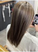 白髪ぼかしハイライト