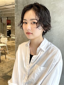 ハマモト ヨーロピアンショートパーマ