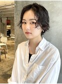 ヨーロピアンショートパーマ