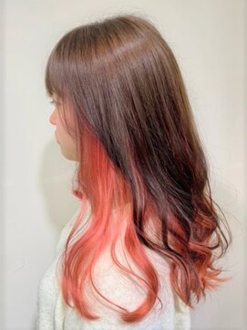 アズール 草加(azule) 20代30代40代◎大人可愛いインナーカラーペールピンク[草加駅]