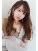 ナチュラルヌーディーセミロング