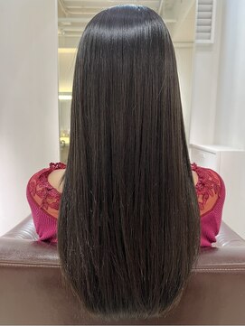 エアー 銀座タワー(AIR) プレミアムケアカラー/髪質改善/美髪/ツヤ髪スタイル　【榛葉】