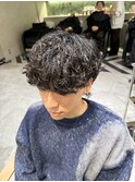 波巻きパーマ マッシュパーマ ウルフ 新宿