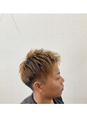 ツーブロックショート