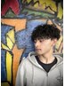 【メンズ・ホットペッパー・平日限定】カット+トレンドパーマ　￥9000～