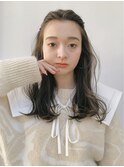 グレーベージュの柔らかロングヘア【銀座】