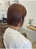 切りっぱなしミニボブ
