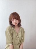 ミディアムスタイル×無造作