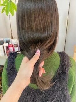 ミント(mint)の写真/天神大名お洒落女子が注目！mintで叶う特別なアッシュカラー！特に赤味ゼロ透明感オリーブカラーが大人気！