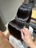 松本指名限定　美髪縮毛矯正＋生カラー＋カット＋ダイヤモンドトリートメント