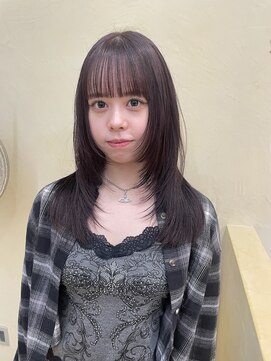 スニュウ(snuw) 【snuw mina】レイヤーカット/透明感カラー/伏見