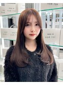 韓国風レイヤースタイル/ココアグレージュa-1