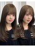 カット＋プリン解消ブリーチなしダブルカラー　￥20,680→￥17,800