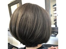 骨格、髪質に合わせたお手入れ簡単ショートボブ
