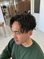 サロンドクオリア(Salon de Qualia)&nbsp;ツイストスパイラル/メンズパーマ/初パーマ/学生歓迎