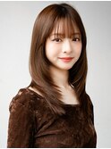 ☆レイヤーカット毛先ワンカールくせ毛風カール薄めバングデジパ