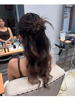 シアー(sheer)&nbsp;ハーフアップカチモリ