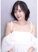 韓国ミディアム×くびれヘア×顔まわりレイヤー