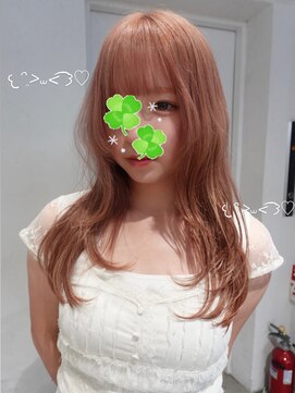 ゼスト パーク(ZEST PARK) ハッシュレイヤー/レイヤーカット/ ピンクカラー