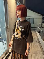 キーチェ 梅田中崎町(keych)&nbsp;ダブルカラー/切りっぱなしボブ[中崎町/梅田駅］