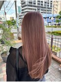 【Hairate本川越】ブリーチあり◎ピンクグレージュ