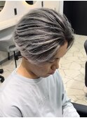 ホワイトシルバーバレイヤージュ