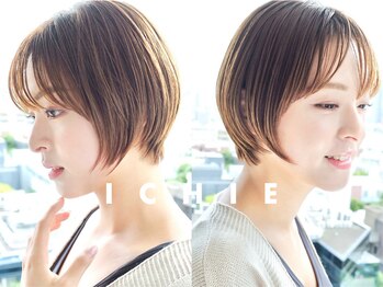 イチエ(ICHIE)の写真/【小顔見せカット×似合わせショートボブ】骨格や首の長さを計算した絶妙ラインでぴったりのスタイルを☆