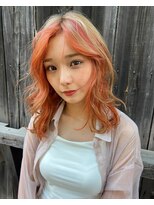 ログ 高松木太店(Log)&nbsp;ミディアムレイヤーダブルカラー/高松/髪質改善/インナーカラー