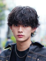 レタッチバイフィフス 大阪梅田(RETOUCH by fifth) 梅田メンズパーマシャドウパーマシースルーマッシュウルフゆるめ