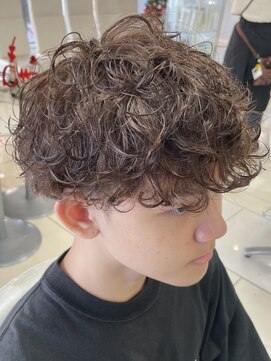 ショコララテ メンズ/ニュアンスパーマ/波巻きパーマ/シャドウパーマ