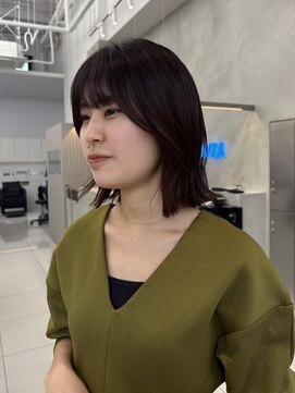 ザザ ZA/ZA 茗荷谷 イエベ秋さんにおすすめ！オレンジブラウンカラー/ミディアム