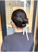 お呼ばれヘアアレンジ＊カチモリスタイル！