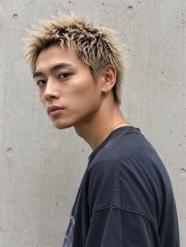 キャンバス バイ ネオリーブ 横浜西口(Canvas by neo.) 【横浜】ハイトーンスパイキーショート