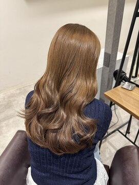 キャパ セントラル 天神 大名店(CAPA central) 髪質改善　ハニーベージュ　レイヤーカット