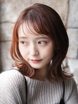 カライング(ing) 大人可愛い顔周りレイヤーボブウルフカットミディアム◎20代30代