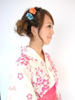 シアン(CYAN)&nbsp;セミディレングスの可愛いアレンジ♪