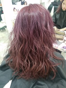 メルマードバーベル(Mermard Bavel) 【ボブ】THROWカラー×ラベンダーピンク　2