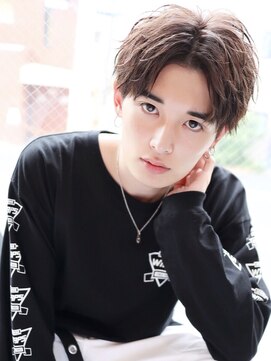 フレイバ 吉祥寺(FLAVA) 【FLAVA 吉祥寺】センターパートソフトウェーブ☆ツーブロック