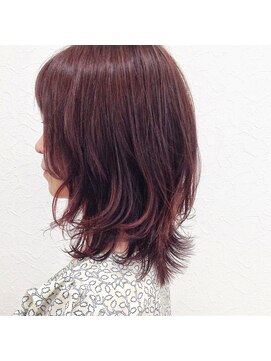 ルディー バイ ヘアーポケット(rudii by HAIR POCKET) マッシュレイヤー×カシスオレンジ