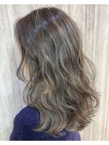 ヘアサロンエムフィス 池袋東口(HAIR SALON M Fe's)&nbsp;外ハネボブ/アッシュブラウン/ネオウルフ/デザインカラー