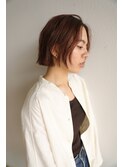 大人切りっぱなしボブ