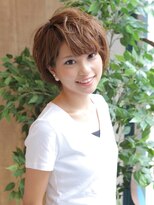 オーブ ヘアー アムール 学芸大学店(AUBE HAIR amour)&nbsp;キラリと光るボーイッシュショート
